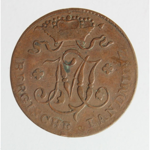316 - German States, Berg copper 1/2 Stuber 1805S, nVF