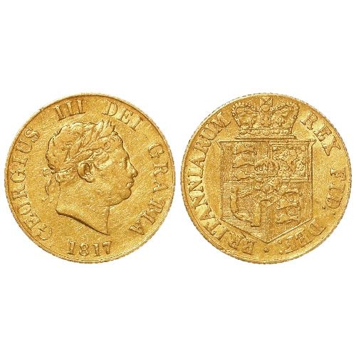 32 - Half Sovereign 1817 nVF