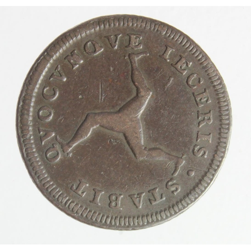 329 - Isle of Man Halfpenny 1786 GF, a few surface marks.