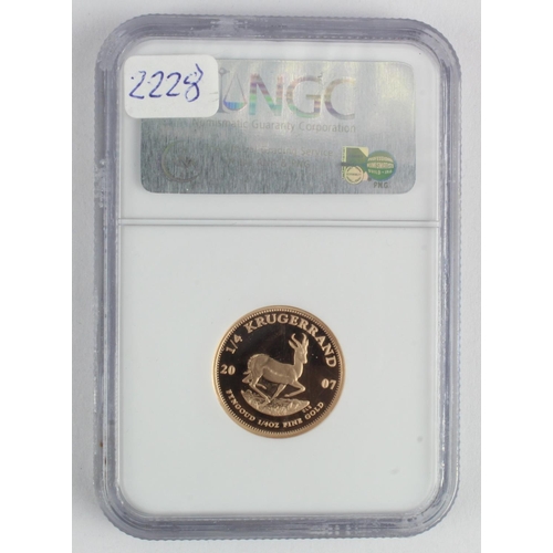 343 - South Africa Quarter Krugerrand 2007 