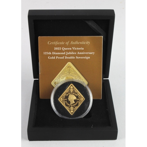 350 - Tristan Da Cunha Double Sovereign 2022 