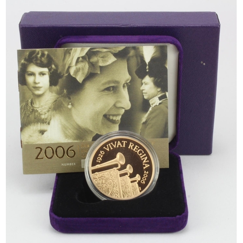 4 - Crown 2006 gold Proof FDC boxed as issued