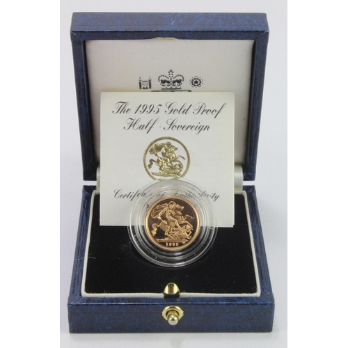 53 - Half Sovereign 1995 Proof FDC boxed as issued