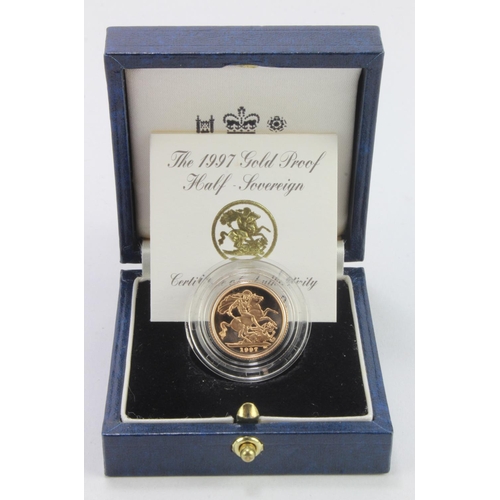 54 - Half Sovereign 1997 Proof FDC boxed as issued