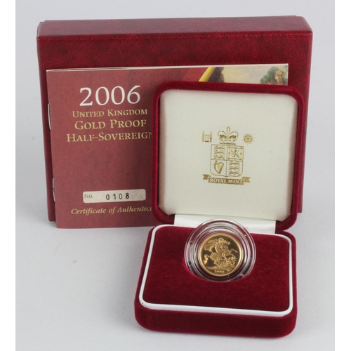 60 - Half Sovereign 2006 Proof FDC boxed as issued