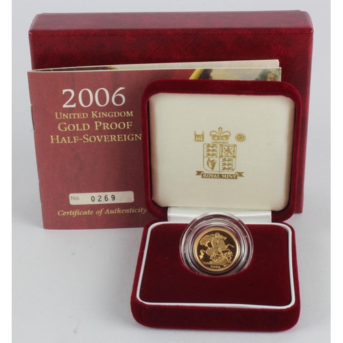 61 - Half Sovereign 2006 Proof FDC boxed as issued