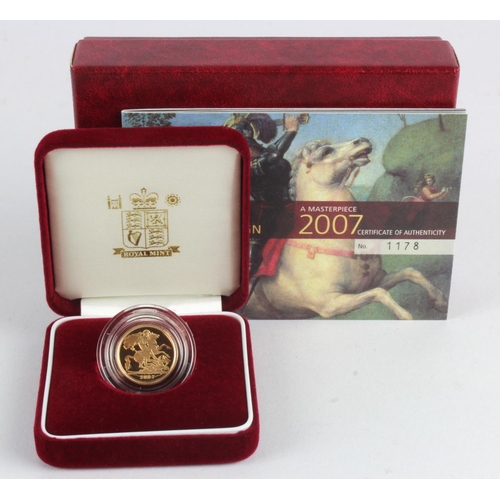 62 - Half Sovereign 2007 Proof FDC boxed as issued