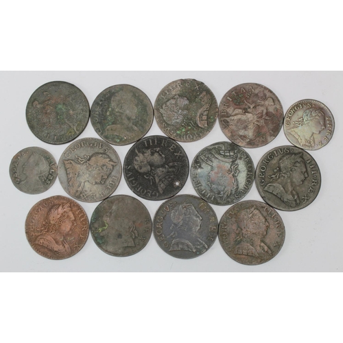 751 - Georgian copper contemporary forgeries and evasions (14)