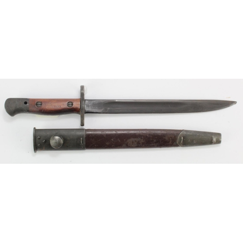 819 - Indian Pattern Mk 1xxx Bayonet for the SMLE Rifle. Blade 10