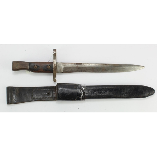 830 - Ross Rifle bayonet dated 11/15 (Nov 1915) on the Pommel, also marked 