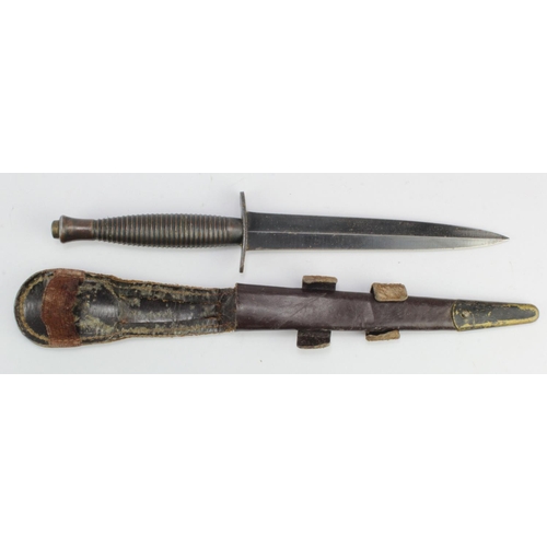 844 - Fairbairn & Sykes type dagger, William Rodges Sheffield stamped, 3rd type.