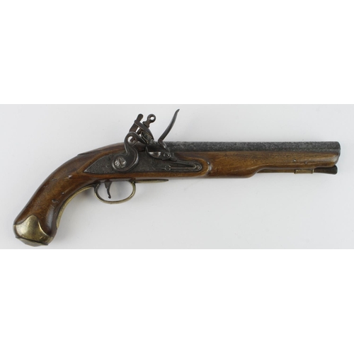 848 - Flintlock East India Company Military Dragon pattern pistol.