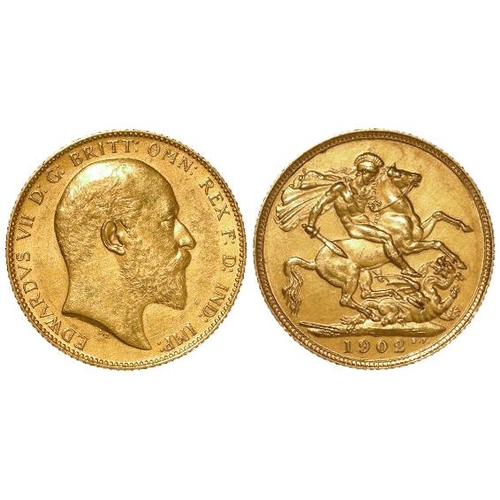 90 - Sovereign 1902 Proof aFDC recently sold by the Royal Mint