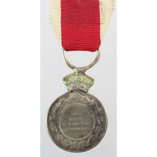 954 - Abyssinian War Medal 1869 correctly named (1492 Corpl E Fricker 21st Brigde RA). With copy service p... 