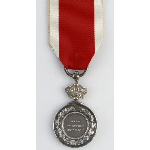 955 - Abyssinian War Medal 1869 correctly named (3798 W Newell 26th Regt). The Cameronians.