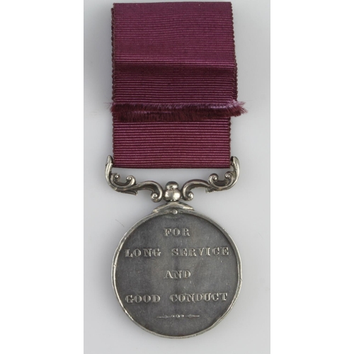 964 - Army LSGC Medal QV named (3504 Sergt F Dalson Rl Engrs). Attempted erasure of naming and clasp reatt... 