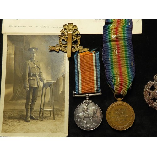 1457 - Price brothers - BWM & Victory Medal (5315 Pte A Price N.Staff.R) KiA 3rd Oct 1918 with the 1/6th Bn... 