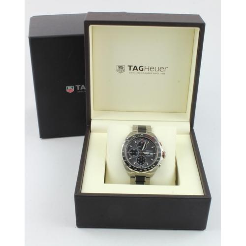 154 - Gents stainless steel cased Tag Heuer Formula 1 Automatic wristwatch. In its original box with instr... 