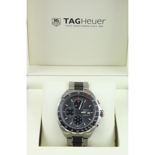 154 - Gents stainless steel cased Tag Heuer Formula 1 Automatic wristwatch. In its original box with instr... 