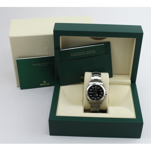 198 - Rolex Air-King Oyster Perpetual 40 stainless steel gents wristwatch, 2023 card, ref.126900, serial.M... 