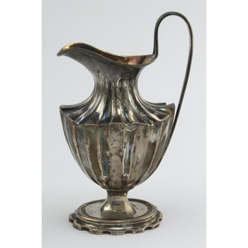 379 - George III silver trophy jug, hallmarked 'London 1787', engraved to foot 'Tredegar Cattle Show 1857,... 