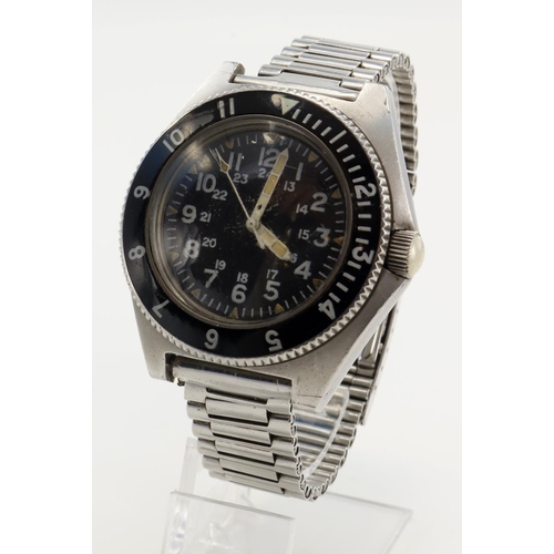 75 - Benrus Type II U.S. military special forces stainless steel cased automatic wristwatch, 1977. The ma... 