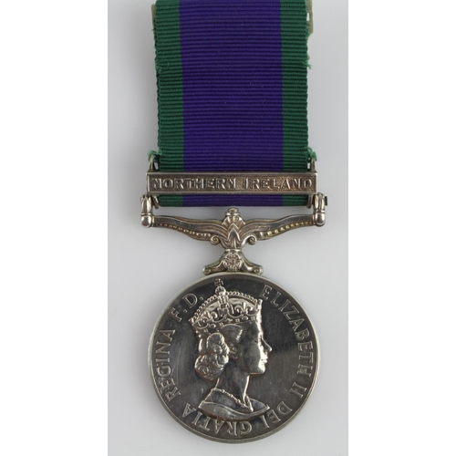 1048 - CSM QE2 with Northern Ireland clasp named (24603134 LCpl J B Smedley RAOC)