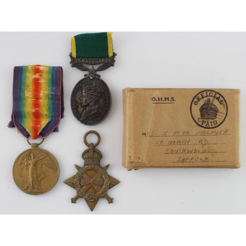 1070 - Efficiency Medal GVI with Territorial clasp (6008054 Sjt A D Russell RA). Plus WW2 Defence Medal for... 