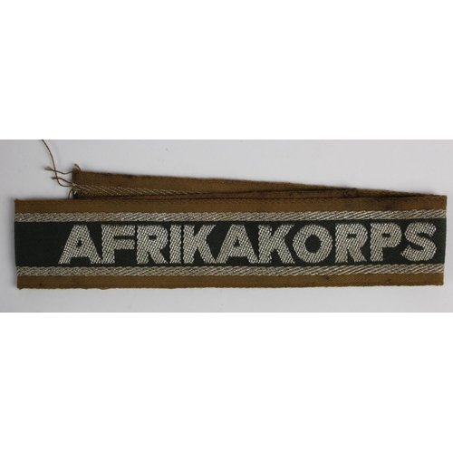 1149 - German Afrika Korps cuff title.