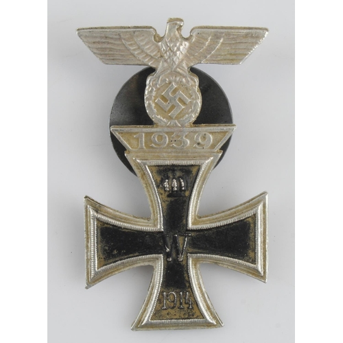 1189 - German Iron Cross 1st class with combined 1939 bar to the Iron Cross.