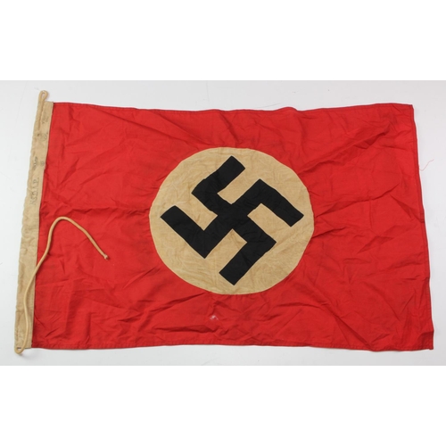 1235 - German Party flag, stamped NSDAP / RZM 1940 etc, service wear.