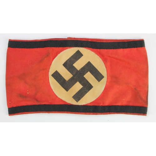 1246 - German SS Armband, an Other ranks example, service wear.