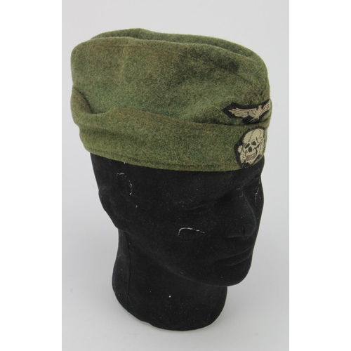 1271 - German Waffen SS side cap, service wear.