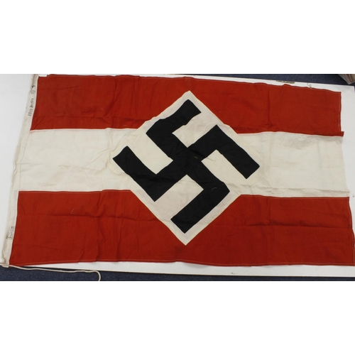 1301 - German WW2 pattern Hitler youth flag dated 1944, 5x3 feet.