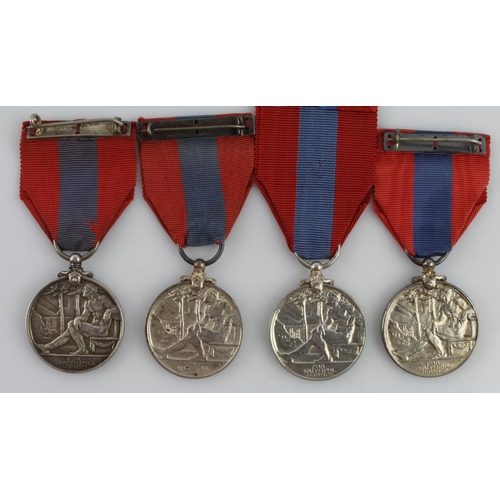 1364 - Imperial Service Medals all GV. William Dodson (crowned bust). Ernest Edward Stevens, William Parson... 