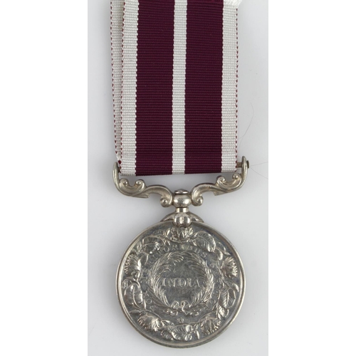 1370 - Indian Army Meritorious Service Medal GV Kaisar-i-Hind, named (3220 Naik Muhammad Afzal 1/BN, 72/Pun... 