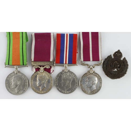 1518 - Regular Army GVI LSGC Medal (1862816 Cpl G W Nash RE), Defence & War Medals, Meritourious Service Me... 