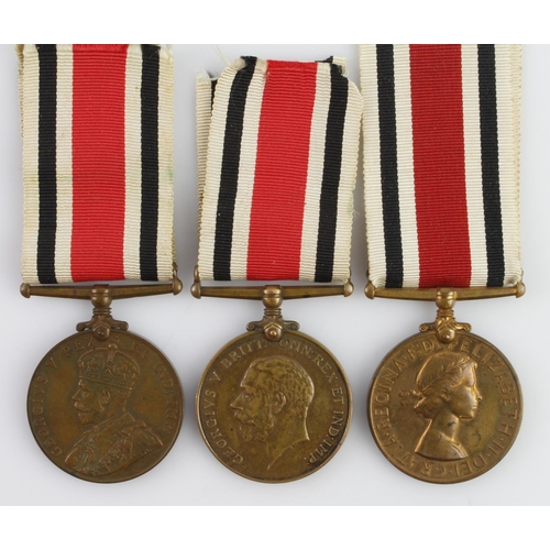 1570 - Special Constabulary Medals GV Crowned (Francis Milner) GV coinage head (William E. Kettle), QE2 (Jo... 