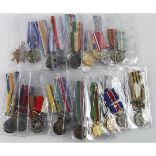 1609 - Various miniature medals  (approx 28+)