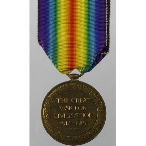 1626 - Victory Medal named 36863 Pte C F Shaw MGC, Died of Wounds 25 June 1917. Born Cheshunt, Herts. Burie... 