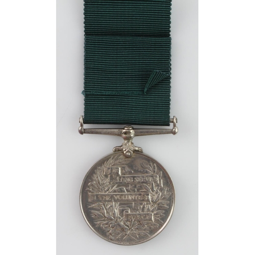 1633 - Volunteer Force LS Medal EDVII (251 CR.SJT R Duthrie 1st V.B. Arg & Suth Highrs)