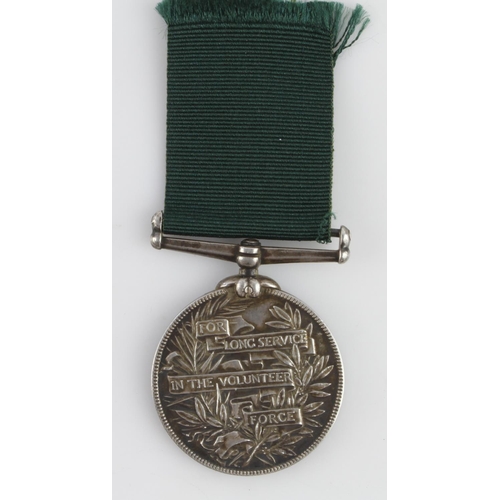 1636 - Volunteer Force LS Medal QV named (Pte T. Euman 6th V.B. Royal Scots)