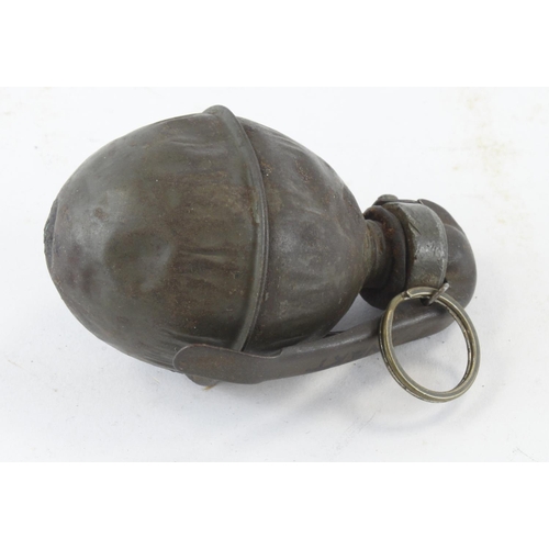 1679 - WW1 French 1916 pattern fragmentation grenade, deactivated.