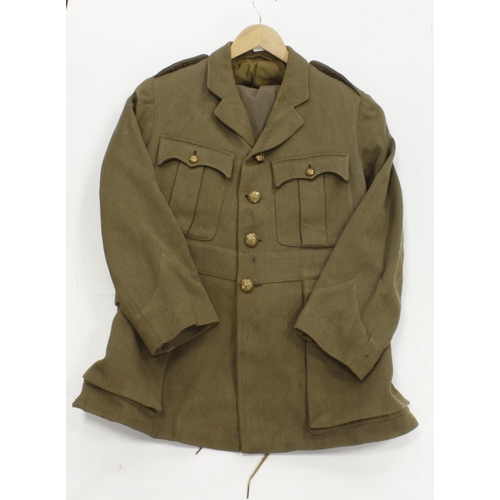 1712 - WW1 or later RAMC 2/Lieut uniform with jacket, britches.