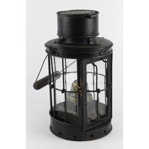 1741 - WW1 trench lantern very nice example made by Hicks of Birmingham and dated 1918.