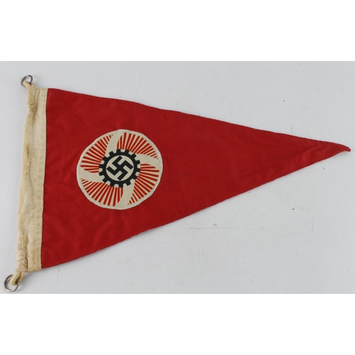 1783 - WW2 German 3rd Reich KDF car pennant.