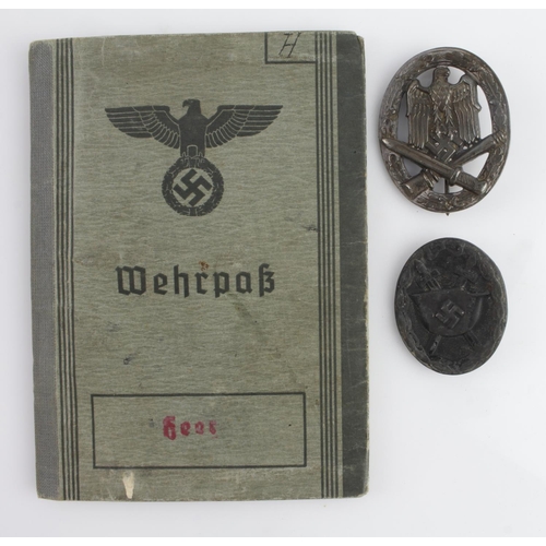 1830 - WW2 German Wehrpass with awards and translation. Killed in action on the Russian front with lots of ... 