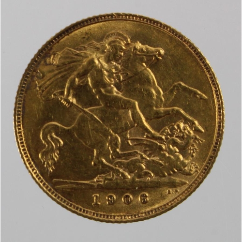 19 - Half Sovereign 1906 GVF