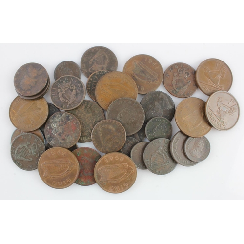 568 - Isle of Man (16) a collection 18th to 20thC, noted: 2x 1970 Manx Cat silver Crowns; Pennies: 1733 Qu... 