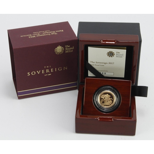 65 - Sovereign 2015 (5th Portrait) Proof FDC boxed as issued